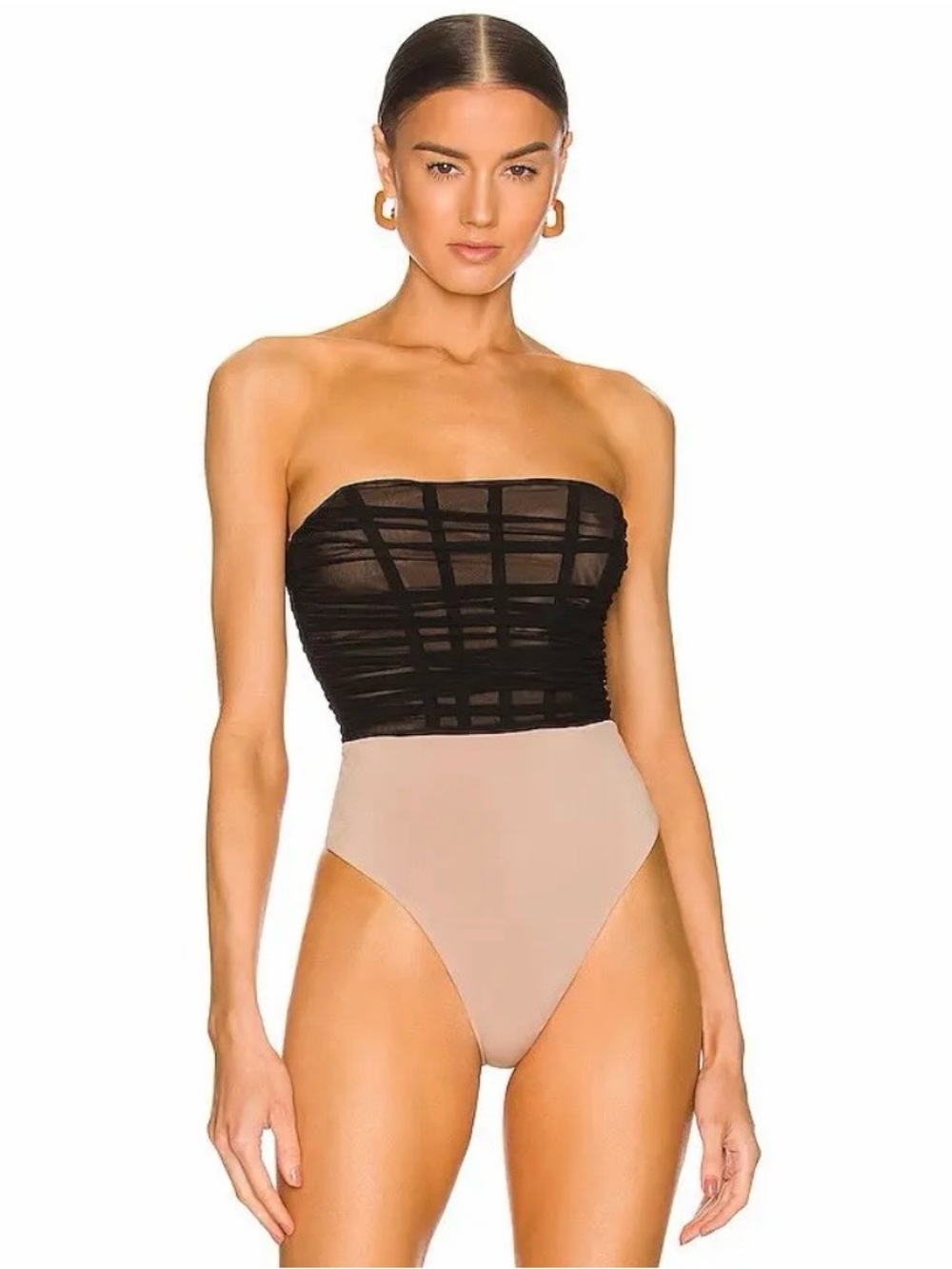 Nookie Eden Bodysuit in Black SZ SM